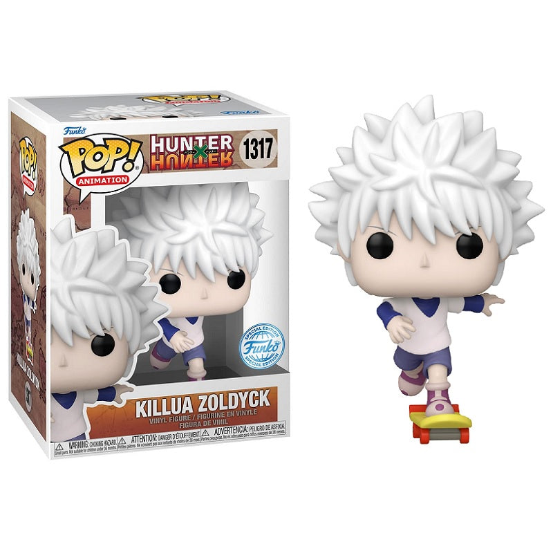 HUNTERxHUNTER Pop! Vinyl Figure Killua Zoldyck Skateboarding (SE) [1317] - Fugitive Toys