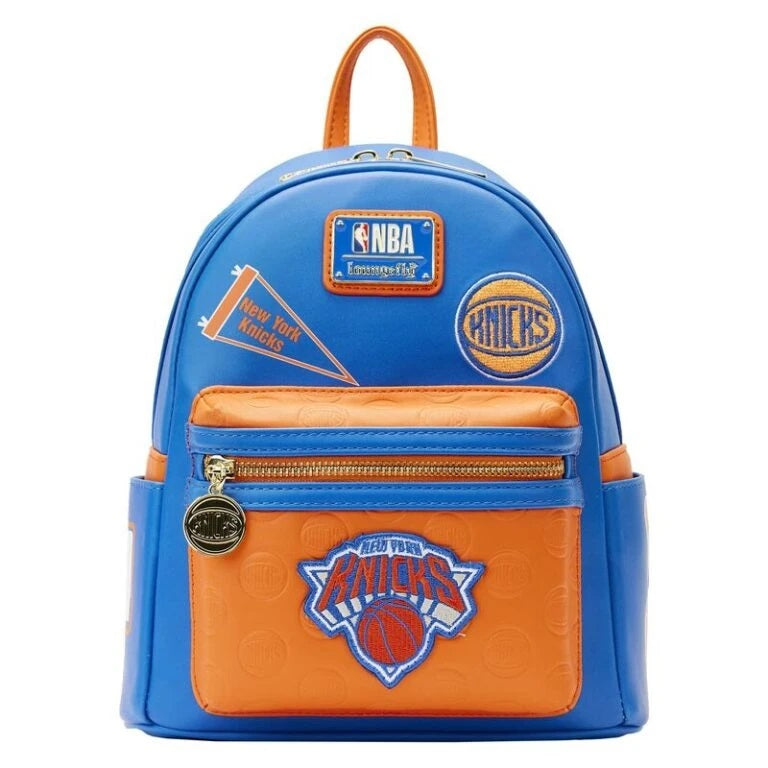 Loungefly x NBA New York Knicks Patch Icons Mini Backpack - Fugitive Toys