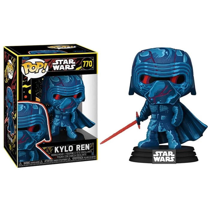 Star Wars Retro Series Pop! Vinyl Figure Kylo Ren [The Force Awakens] [770] - Fugitive Toys