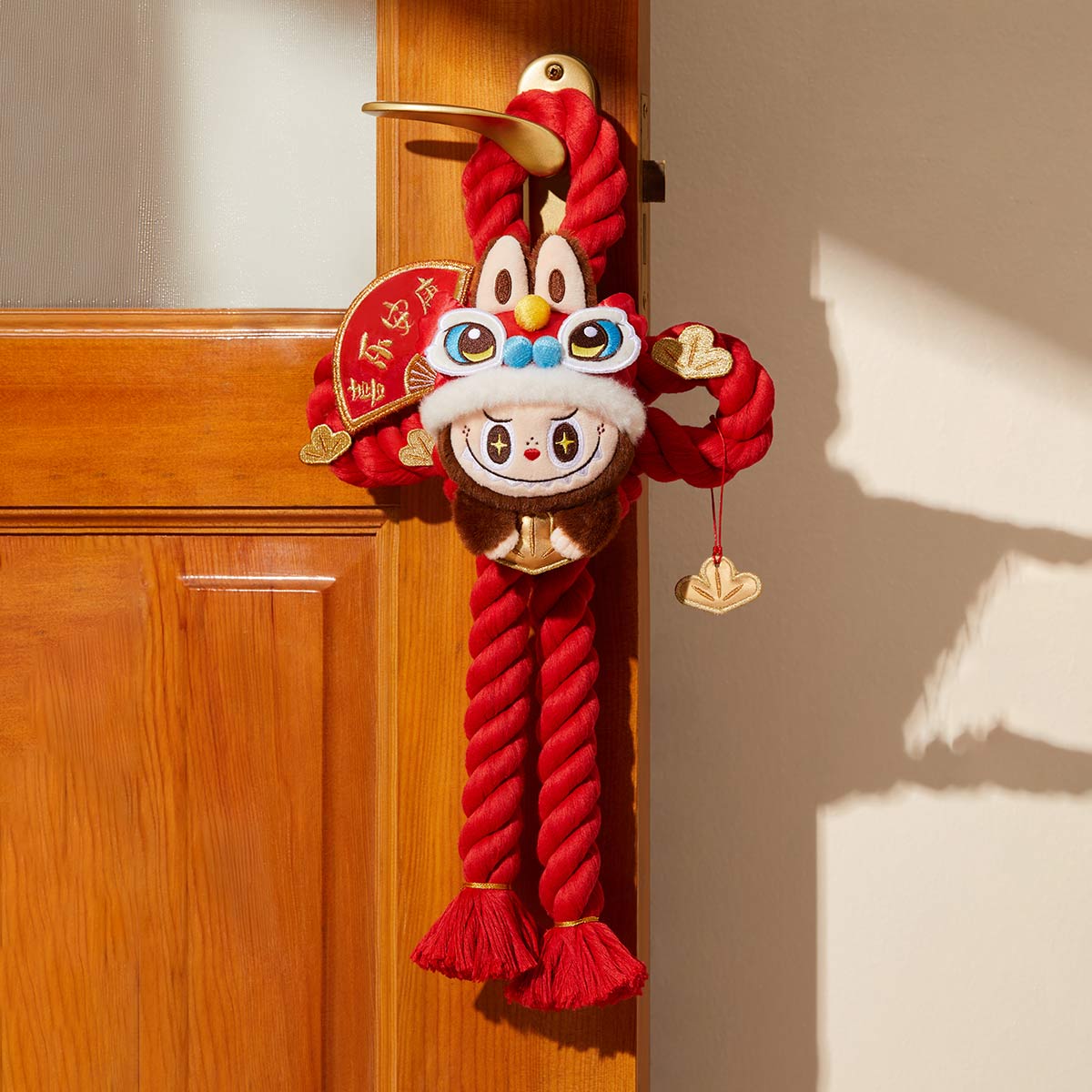 POP MART Wealthy Snake's New Year Celebration Series-LABUBU Plush Door Decoration - Fugitive Toys