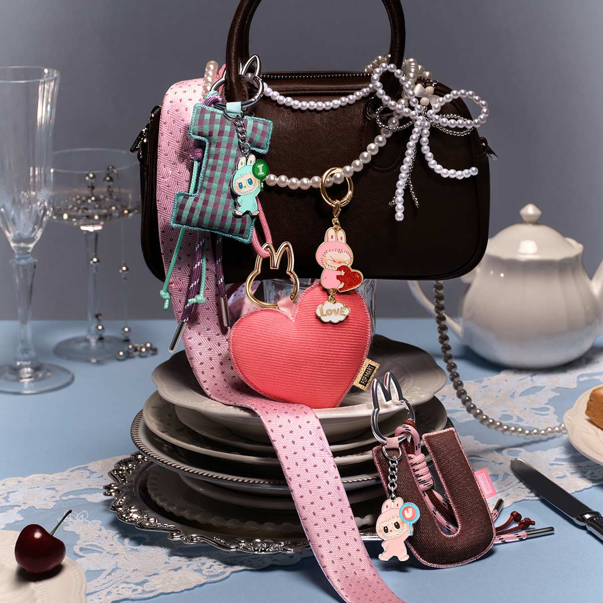 POP MART THE MONSTERS Labubu Pin for Love Series- Letter Pendant (N-Z) [1 Sealed Case] - Fugitive Toys