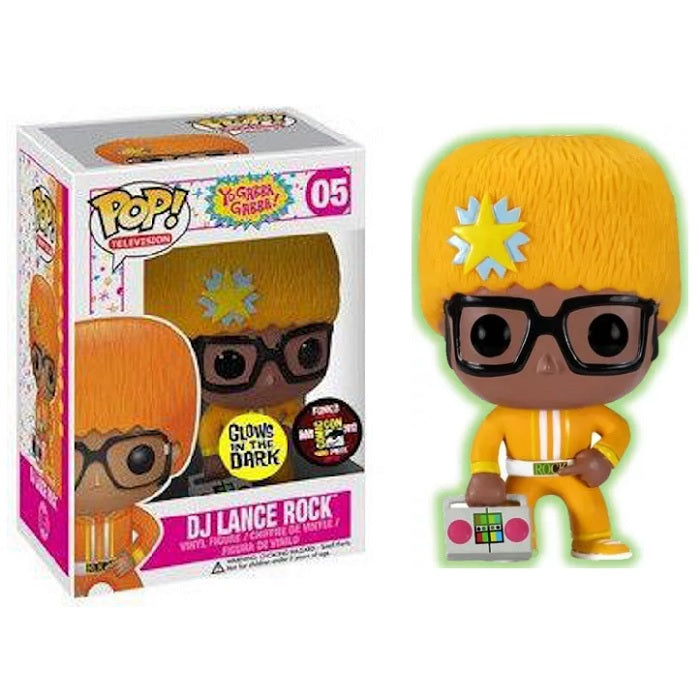Yo Gabba Gabba! Pop! Vinyl Figure Glow in the Dark DJ Lance Rock [SDCC 2012] [05] - Fugitive Toys