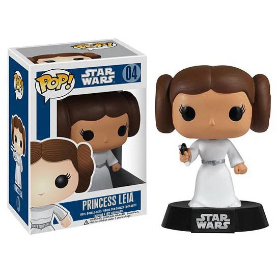Star Wars Pop! Vinyl Figure Princess Leia [Small Font Box] [04] - Fugitive Toys