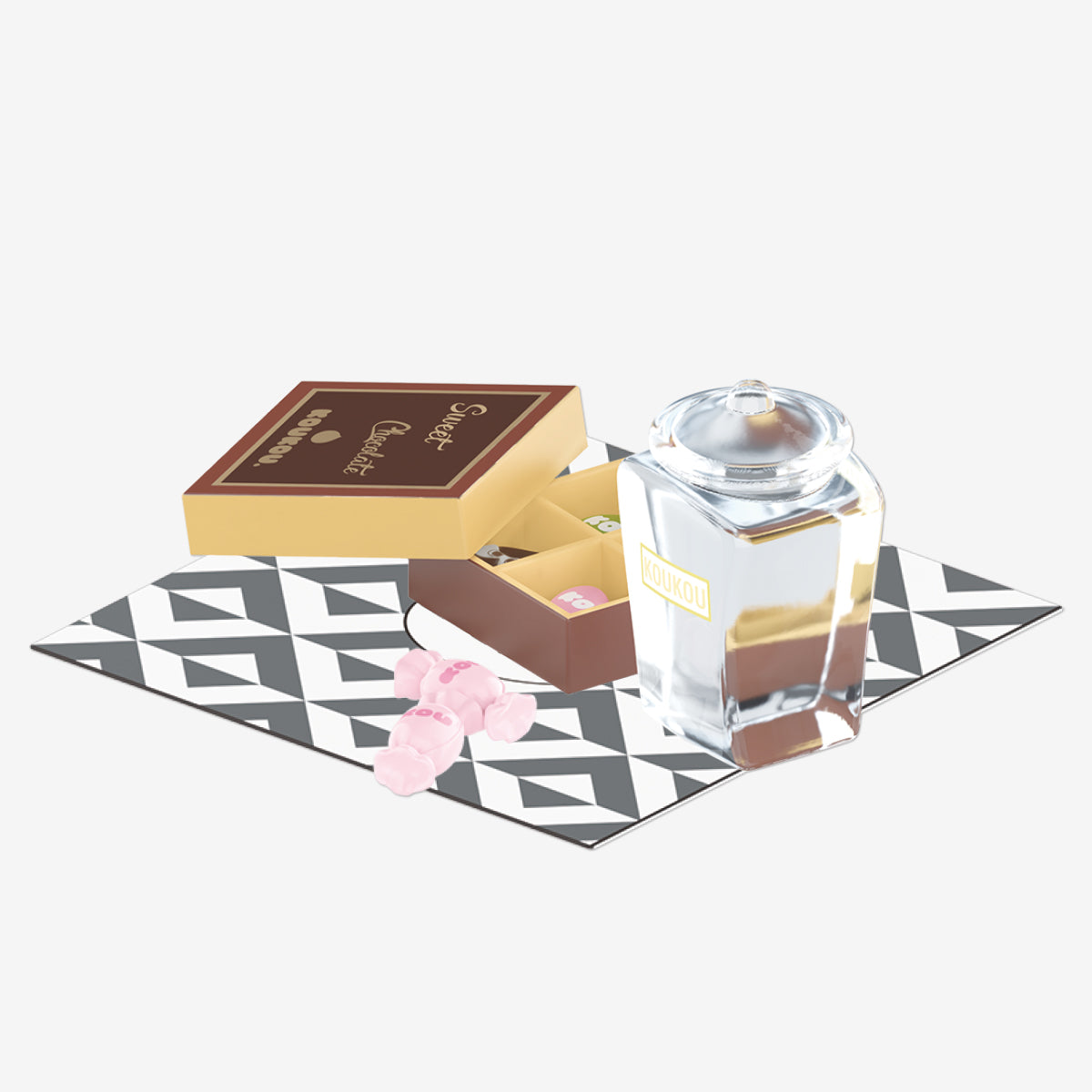 POP MART DreamWorks KouKou Leisurely Afternoon Tea Series Prop [1 Blind Box] - Fugitive Toys
