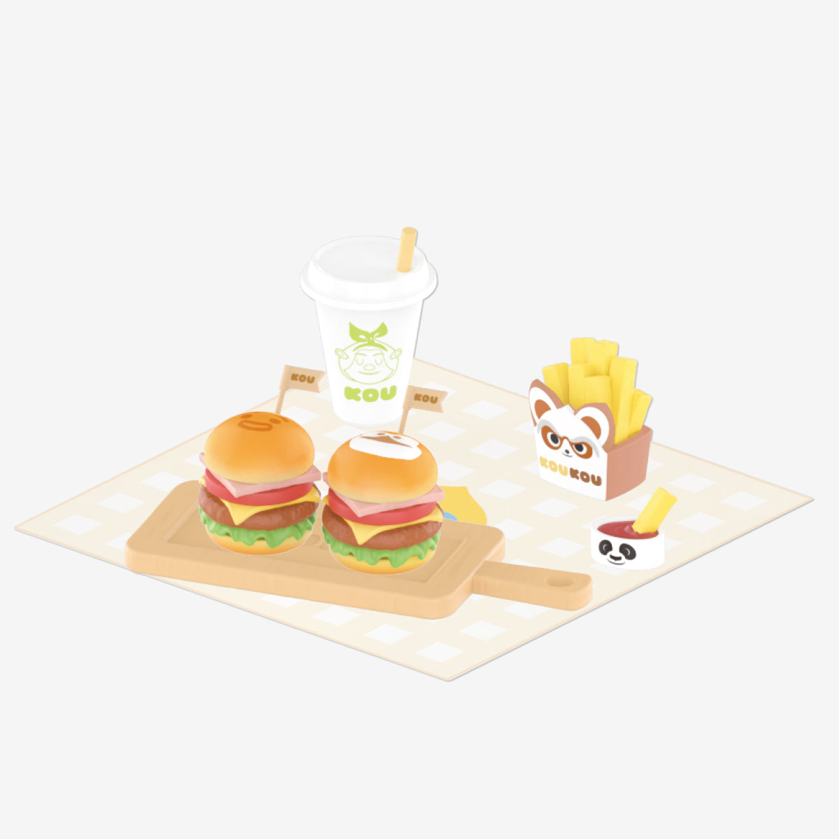 POP MART DreamWorks KouKou Leisurely Afternoon Tea Series Prop [1 Blind Box] - Fugitive Toys
