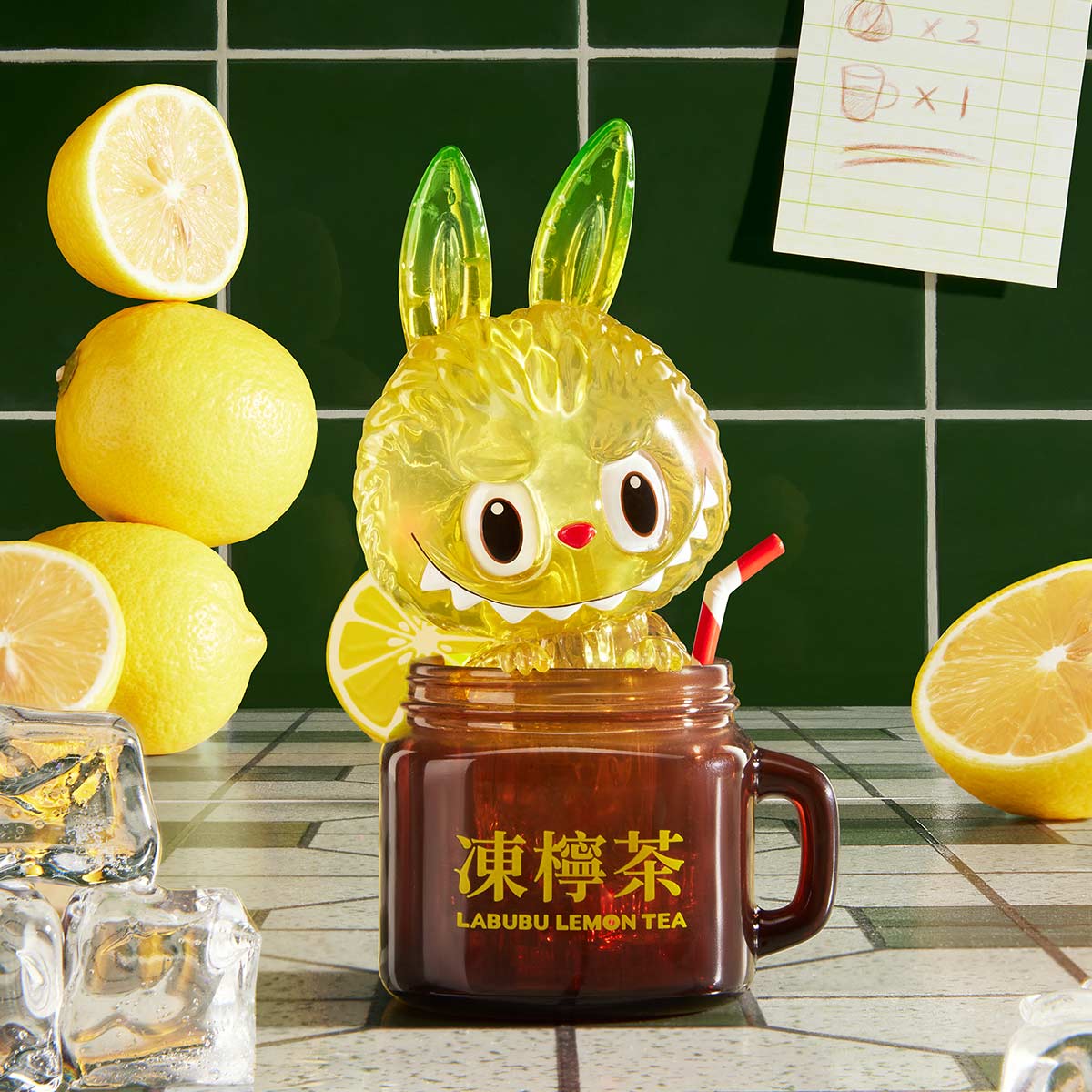POP MART LABUBU Lemon Tea Figure - Fugitive Toys