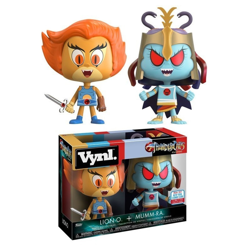 Thundercats Vynl. Figures Lion-O + Mumm-Ra [NYCC 2017 Exclusive] [2-Pack] - Fugitive Toys