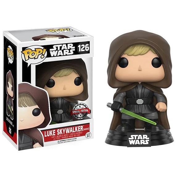 Star Wars Pop! Vinyl Figure Luke Skywalker (Hooded) [126] - Fugitive Toys