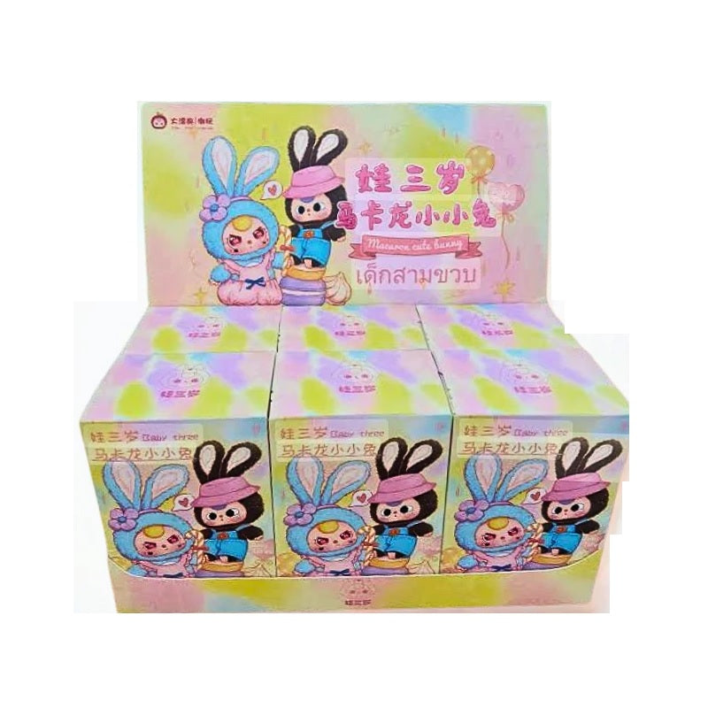 BABY THREE Macaron Rabbit Stuffed [1 Blind Box] - Fugitive Toys