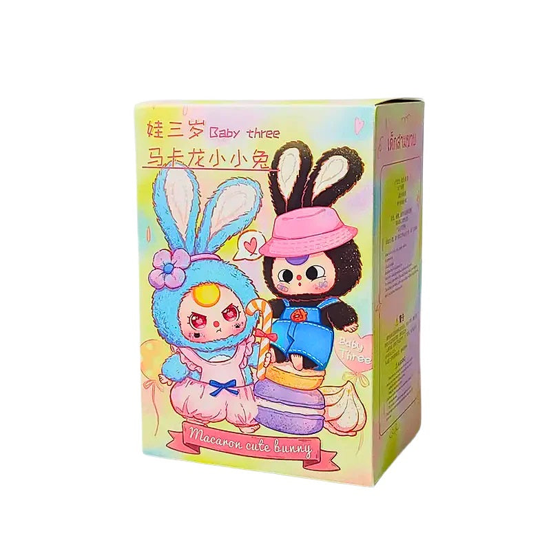 BABY THREE Macaron Rabbit Stuffed [1 Blind Box] - Fugitive Toys