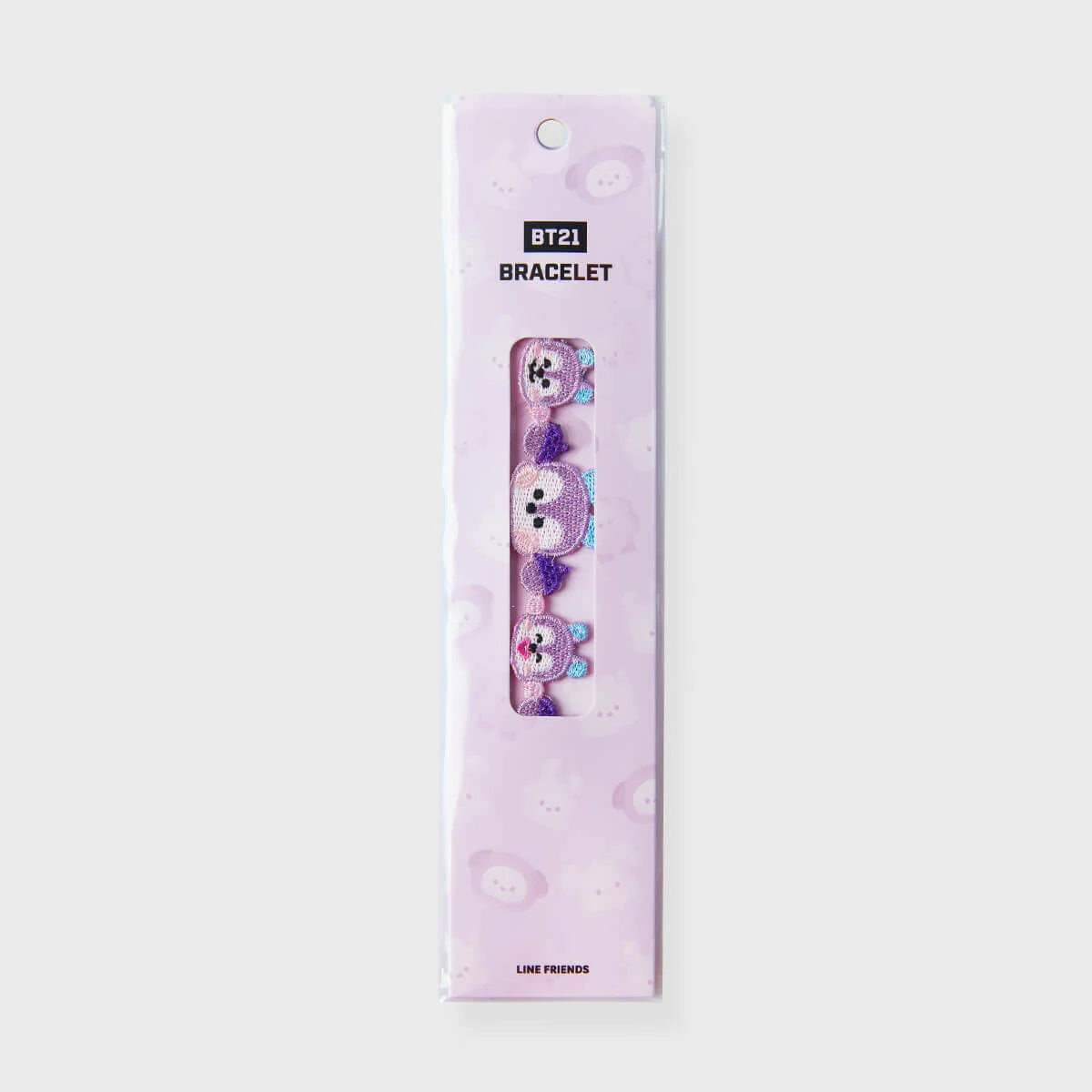 BT21 BIG & TINY Edition Embroidery Patch Bracelet - Mang - Fugitive Toys