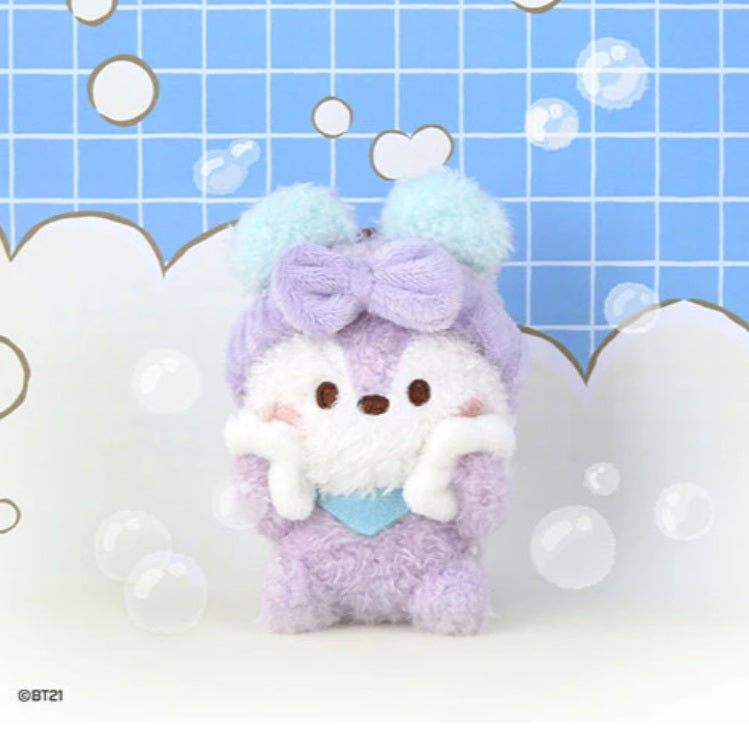 BT21 Bath Time Plush Keyring Mang - Main Image