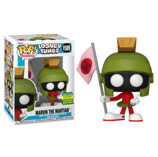 Looney Tunes Pop! Vinyl Figure Marvin the Martian with Flag [Summer Convention 2024] [1589] - Fugitive Toys