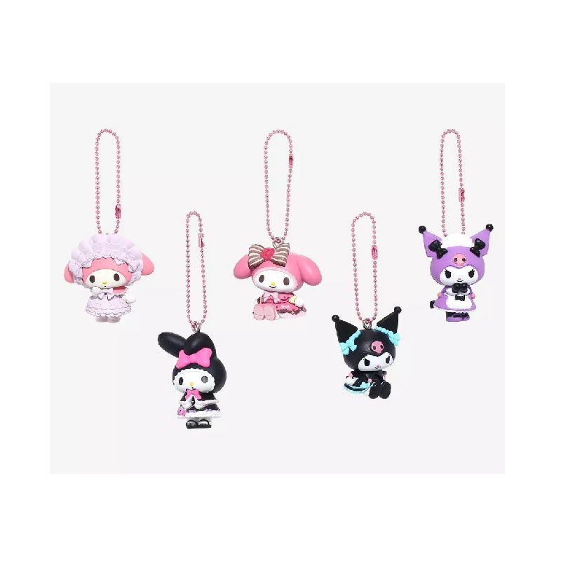 Twinchees My Melody Kuromi Sweet Lolita Keychain [1 Blind Bag] - Fugitive Toys
