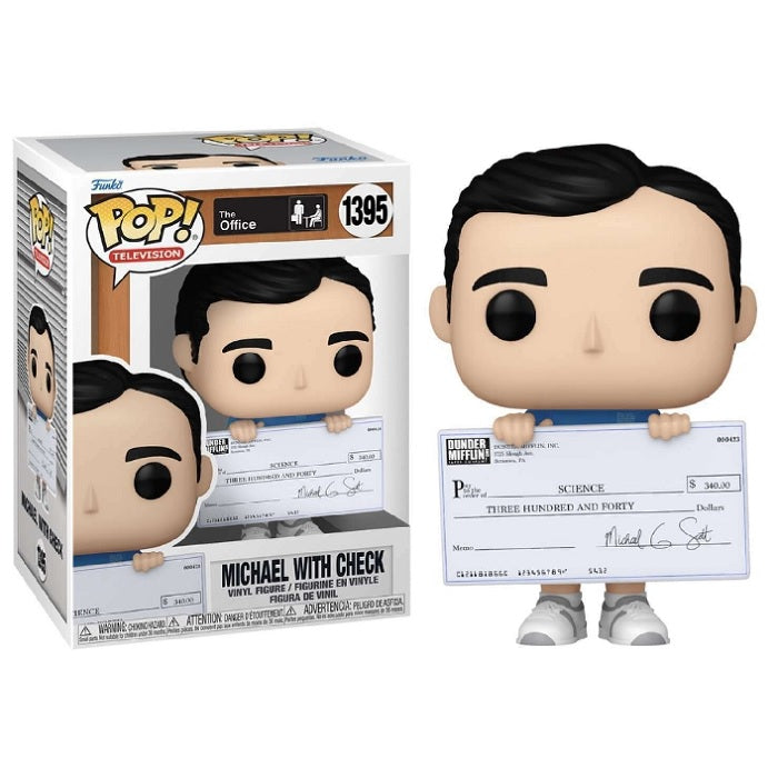 The Office Pop! Vinyl Figure Michael with Check [1395] - Fugitive Toys