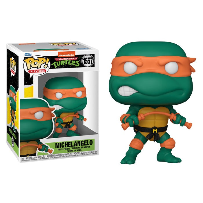Teenage Mutant Ninja Turtles Pop! Vinyl Figure Michelangelo with Nunchucks [1557] - Fugitive Toys
