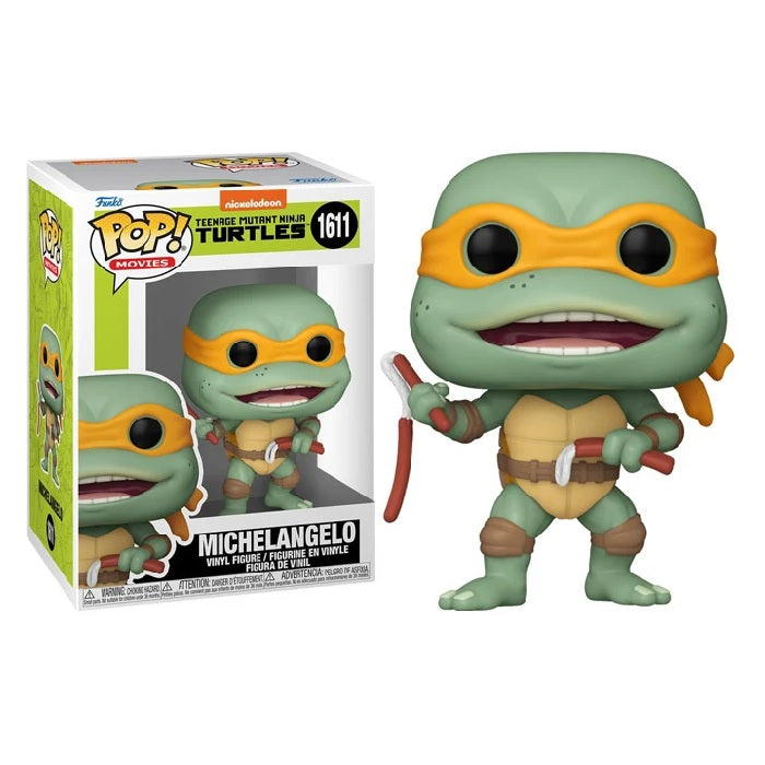 Teenage Mutant Ninja Turtles [1990 Movie] Pop! Vinyl Figure Michelangelo [Sausage Nunchucks] [1611] - Fugitive Toys