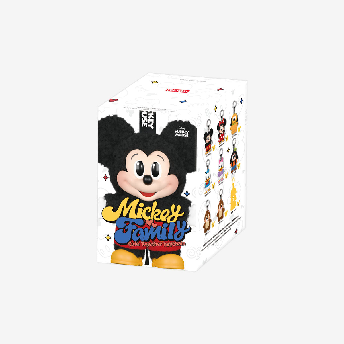 POP MART Mickey Family Cute Together Keychain Series Figures [1 Blind Box] - Fugitive Toys
