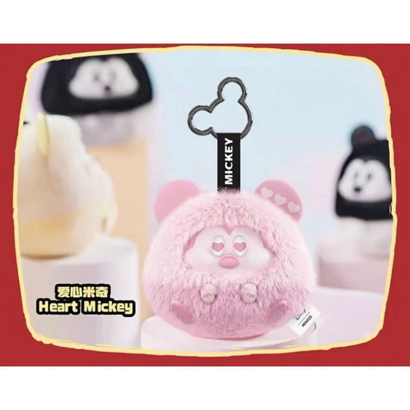 Disney | Miniso MICKEY Fun Crash Vinyl Plush Box Pendant [1 Sealed Case] - Fugitive Toys