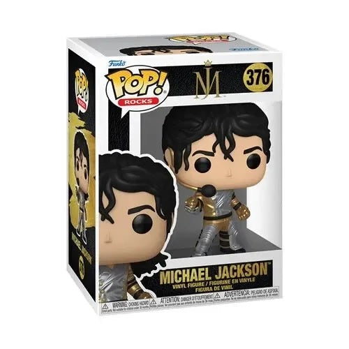 Rocks Pop! Vinyl Figure Michael Jackson [History World Tour] [376] - Fugitive Toys