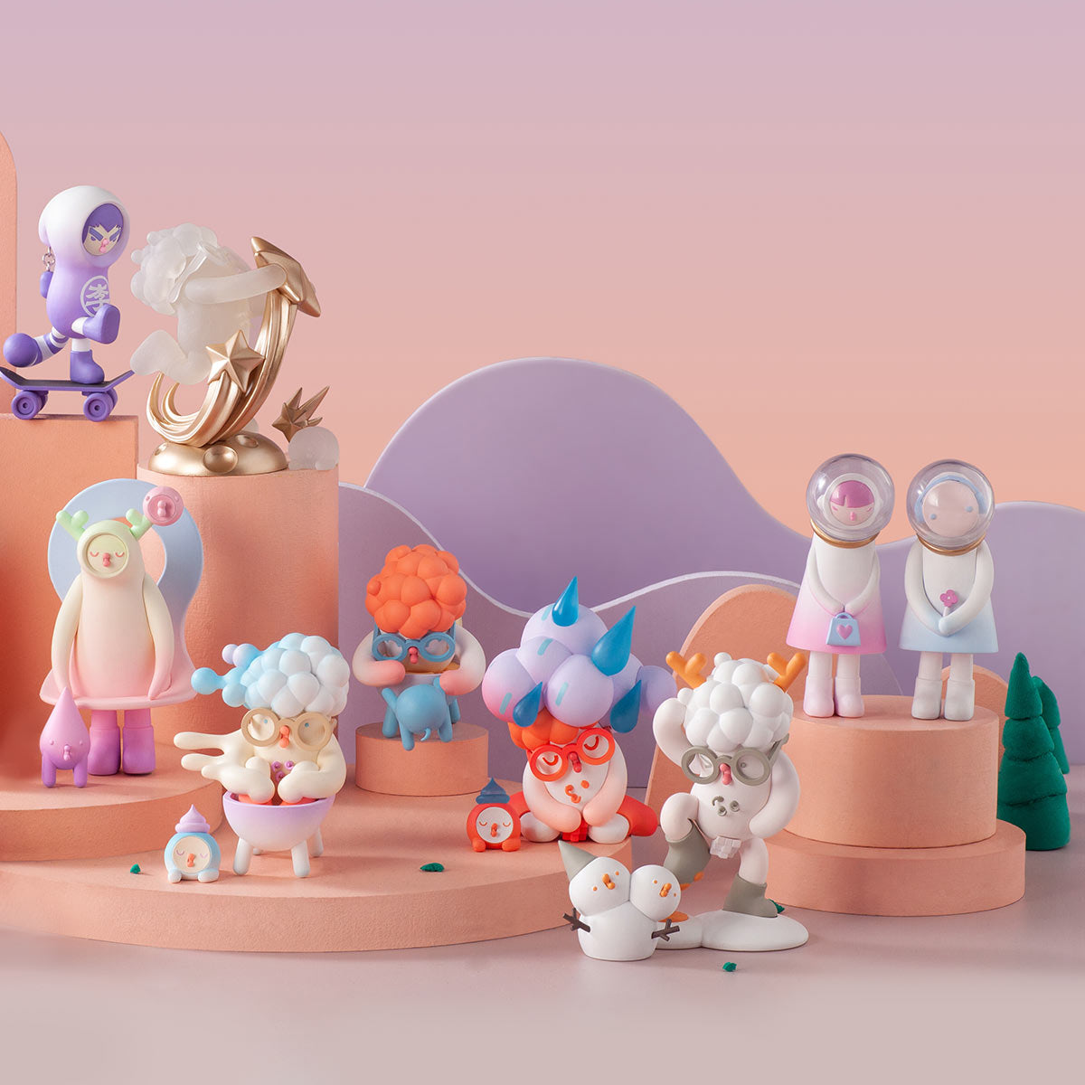 POP MART MODOLI Mood Weather Series [1 Blind Box] - Fugitive Toys