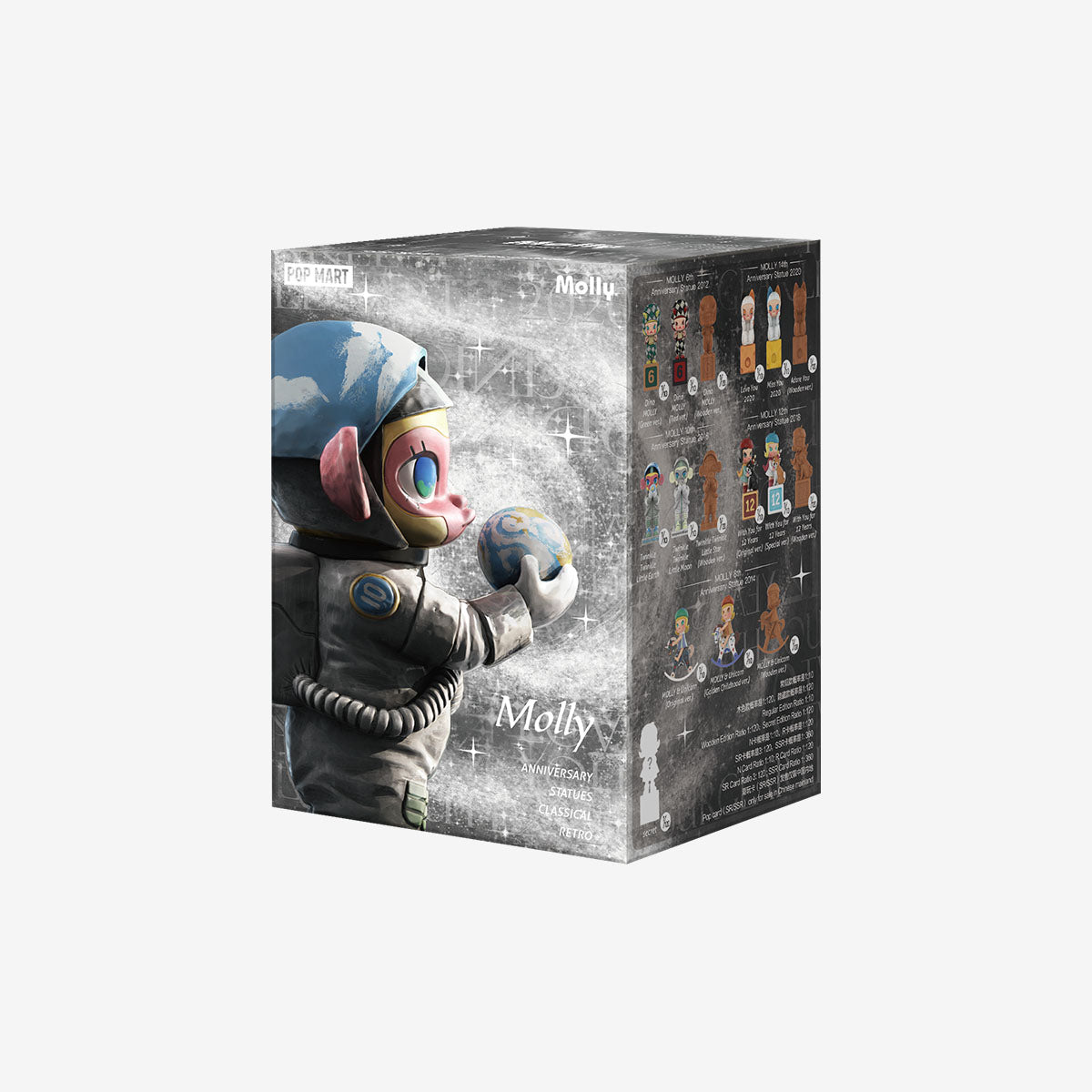 POP MART MOLLY Anniversary Statues Classical Retro Series Figures [1 Blind Box] - Fugitive Toys