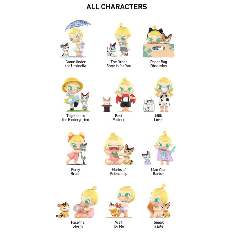 POP MART Baby Molly & Baby Tabby Series Figures [1 Sealed Case] - Fugitive Toys