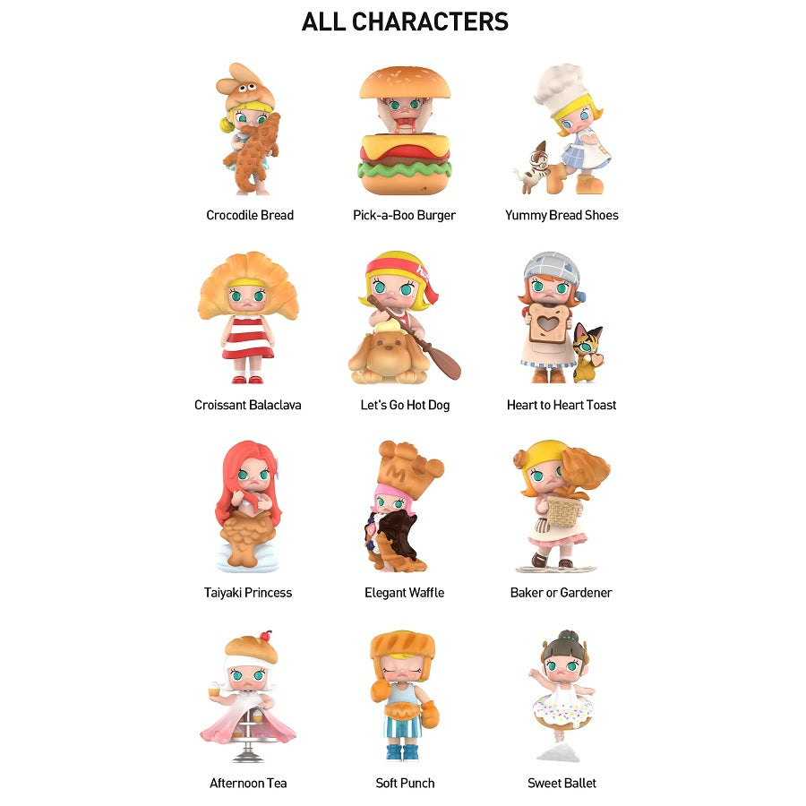 POP MART MOLLY Carb-Lover Series Figures [1 Sealed Case] - Fugitive Toys