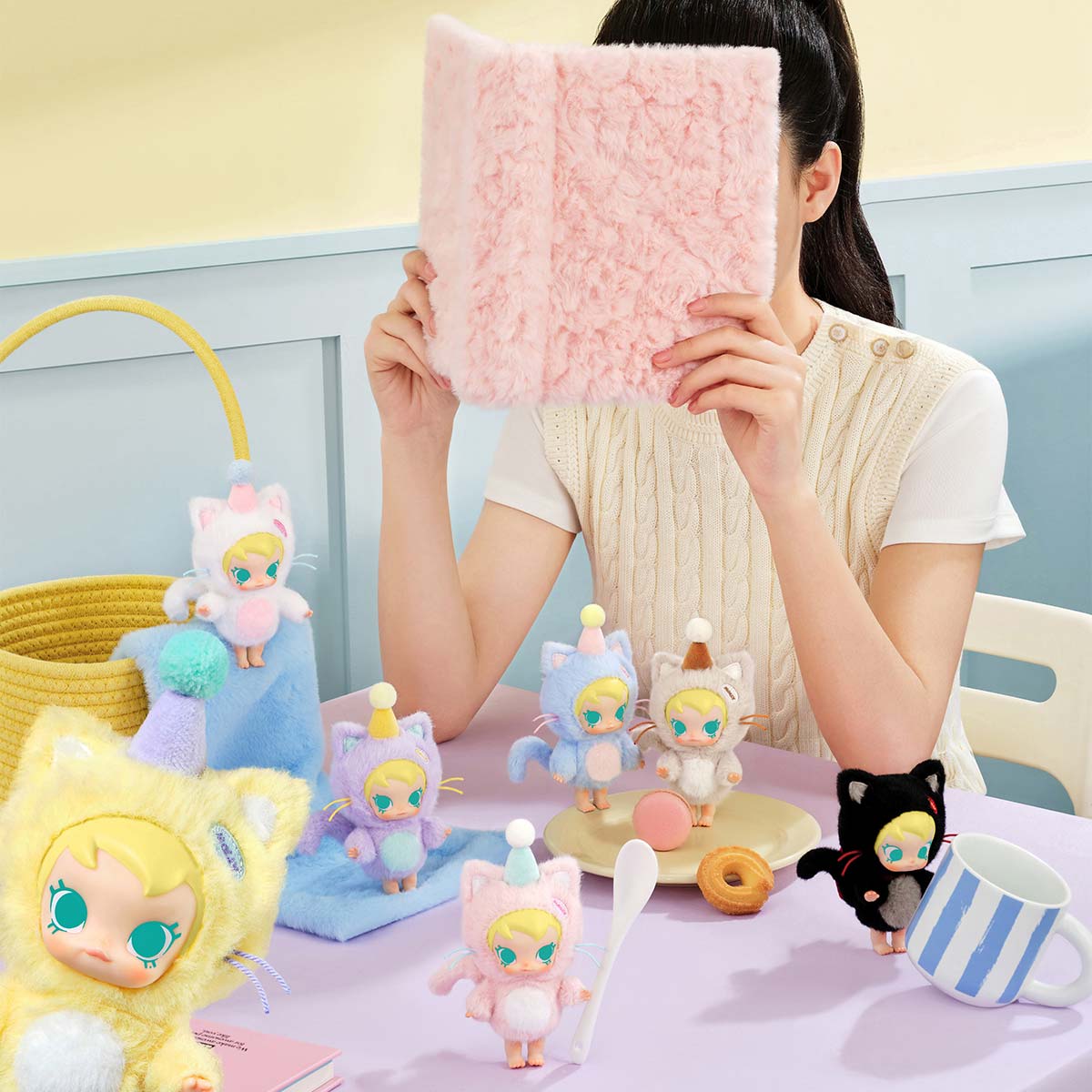 POP MART Baby Molly Pocket Friends Series-Vinyl Plush Pendant [1 Sealed Case] - Fugitive Toys