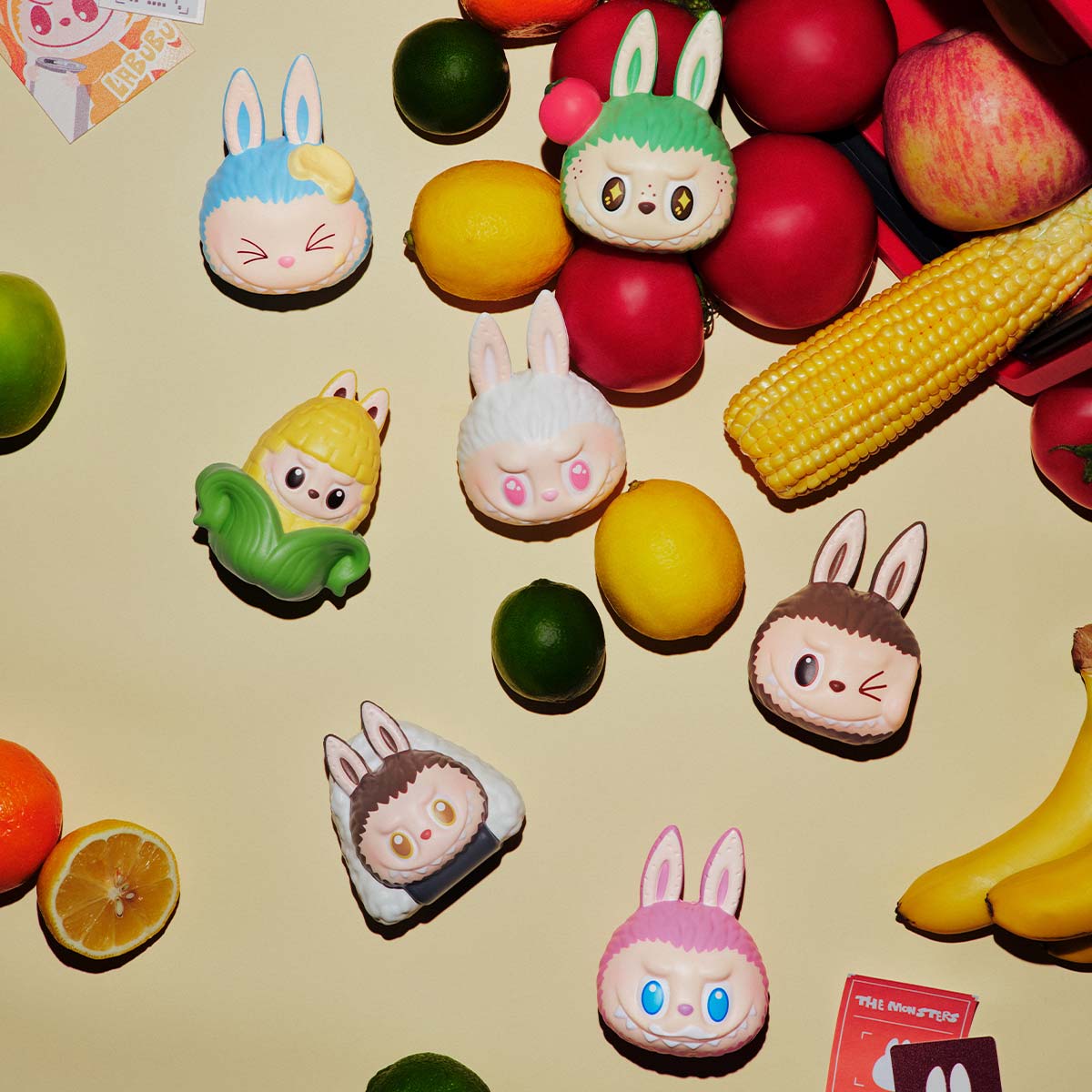 POP MART THE MONSTERS Labubu Wacky Mart Series-Pinch Pendant [1 Sealed Case] - Fugitive Toys