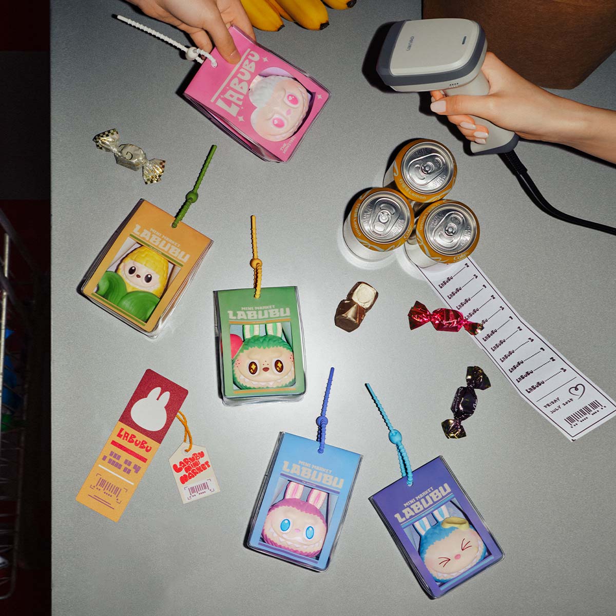 POP MART THE MONSTERS Labubu Wacky Mart Series-Pinch Pendant [1 Sealed Case] - Fugitive Toys