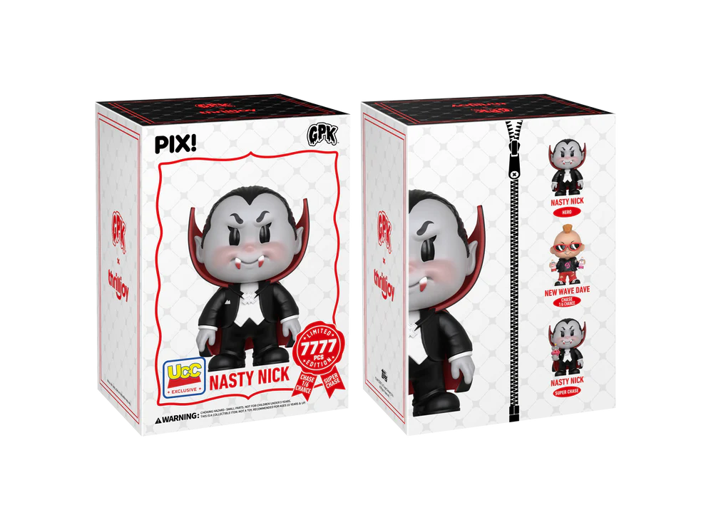 Thrilljoy PIX! Nasty Nick [Garbage Pail Kids] [UCC Exclusive] [LE7777] - Fugitive Toys