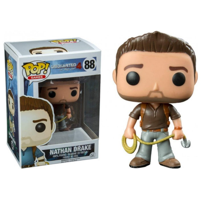 Uncharted 4 Pop! Vinyl Figure Nathan Drake (Brown Shirt) [88] - Fugitive Toys