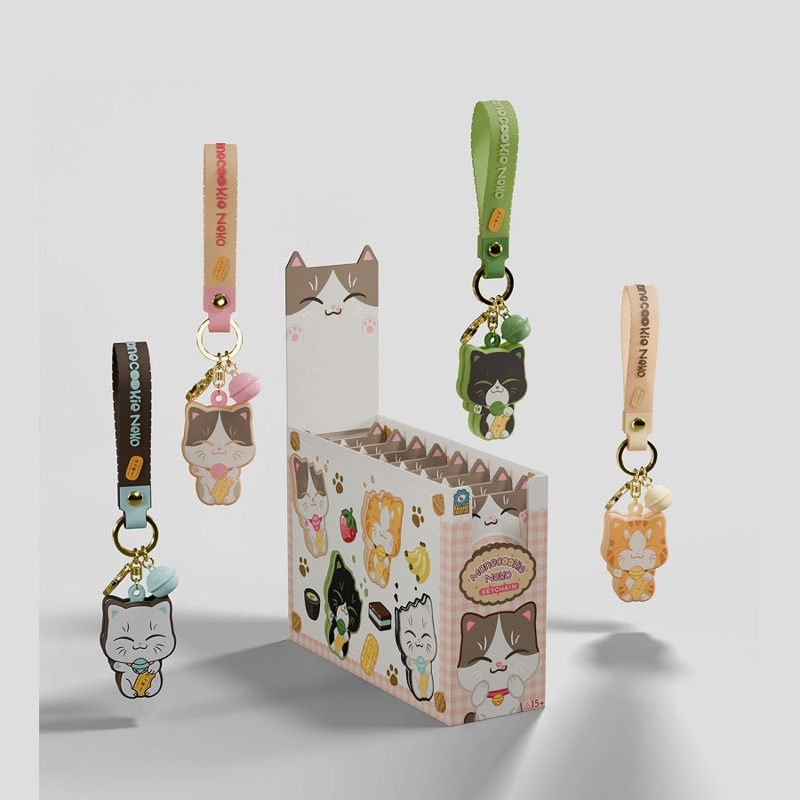 Kaleidos Creative Presents Manecookie Neko Keychain [1 Blind Box] - Fugitive Toys