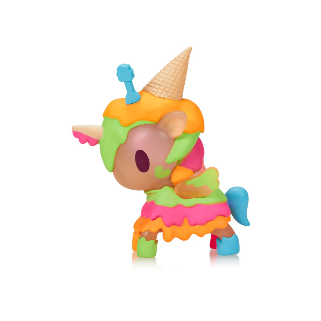 Tokidoki Ice Cream Shop Unicorno - Neon Melty (Special Edition) - Fugitive Toys