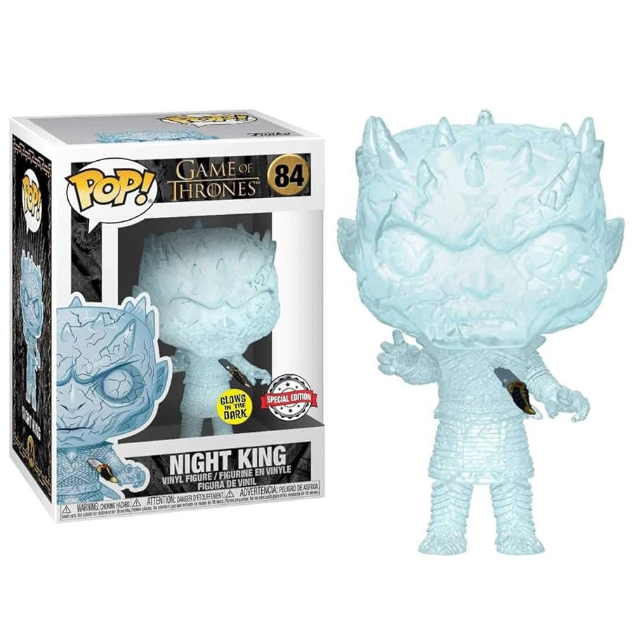Game of Thrones Pop! Vinyl Figure Glow Crystal Night King w/ Dagger in Chest [SE] [84] - Fugitive Toys