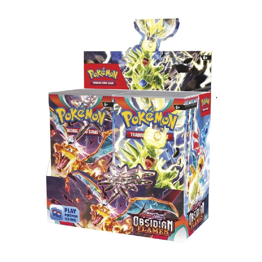 Pokemon Trading Card Game Scarlet & Violet Obsidian Flames Booster Box - Fugitive Toys