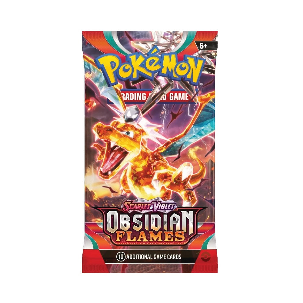 Pokemon Trading Card Game Scarlet & Violet Obsidian Flames Booster Pack - Fugitive Toys