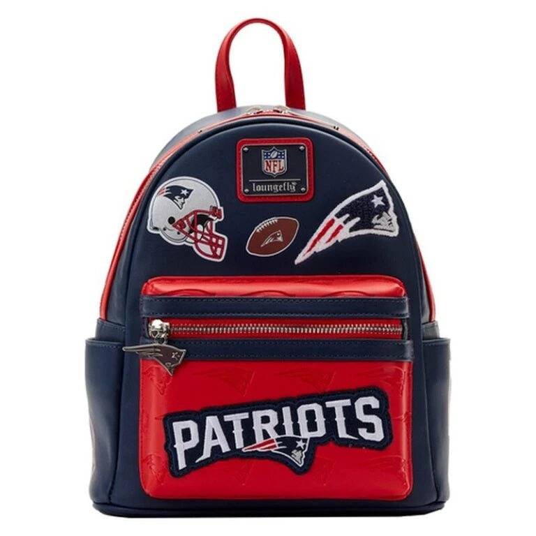 Loungefly x NFL New England Patriots Patches Mini Backpack - Fugitive Toys