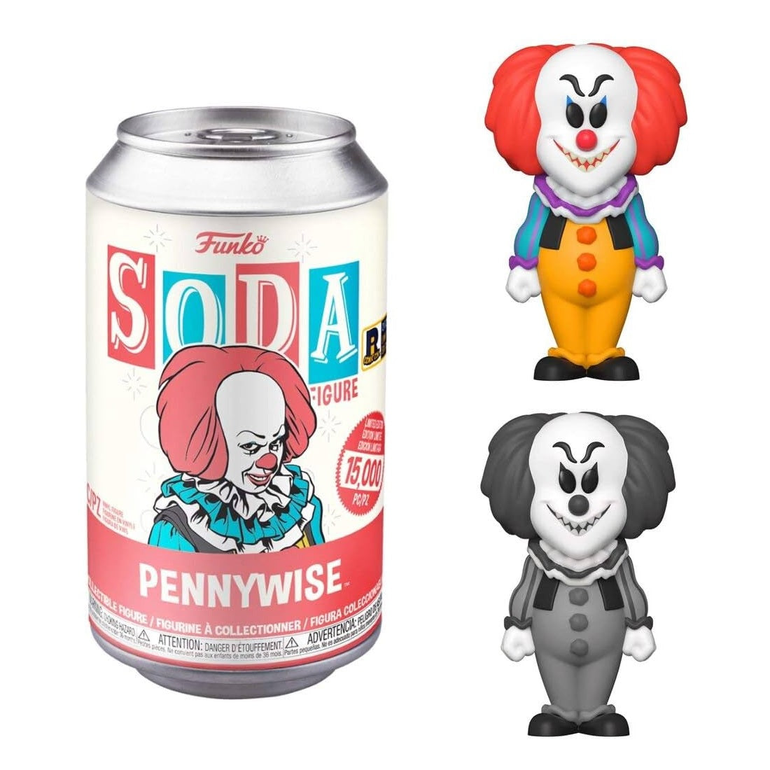 Funko Vinyl Soda Figure: IT The Movie - Pennywise [1990] - Fugitive Toys
