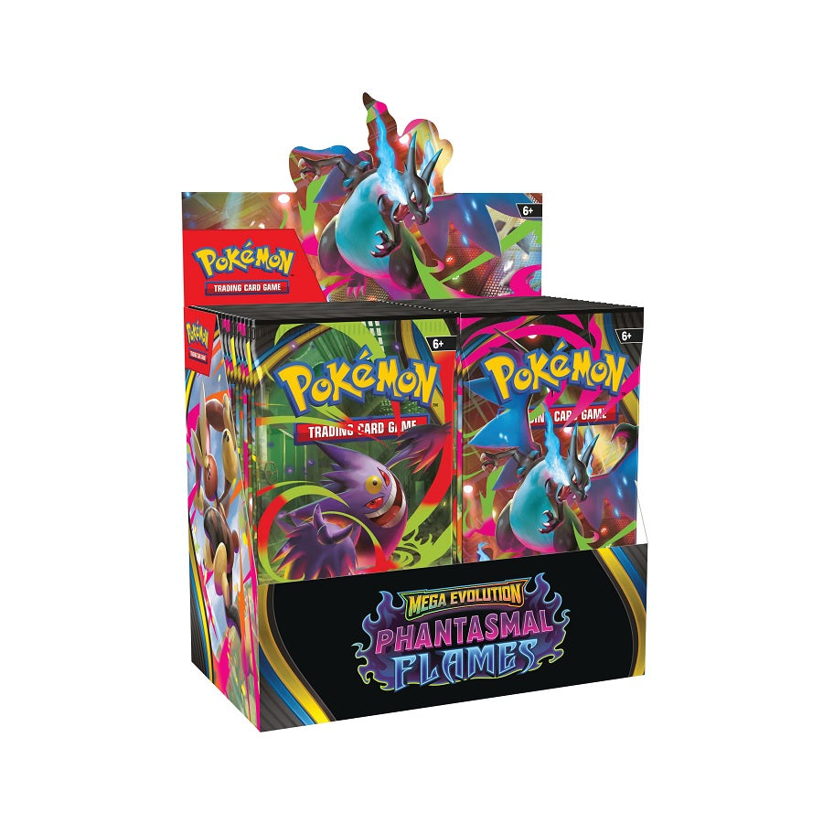 Pokemon TCG Mega Evolution Phantasmal Flames Booster Box - Fugitive Toys