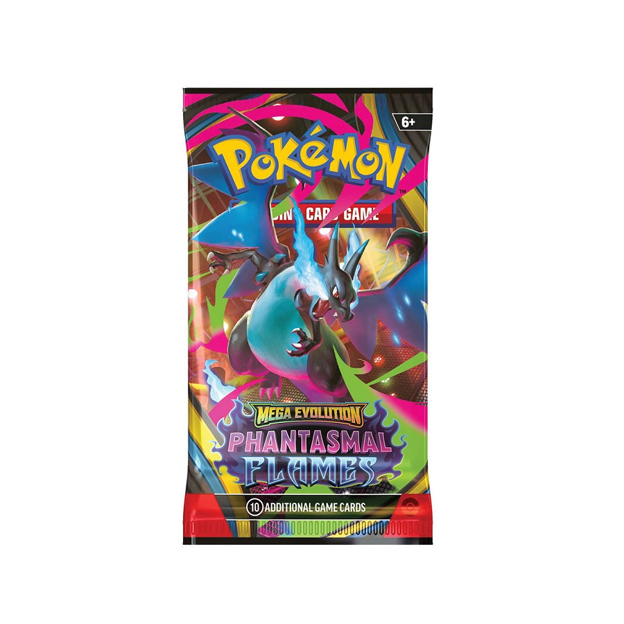 Pokemon TCG Mega Evolution Phantasmal Flames Booster Pack - Fugitive Toys