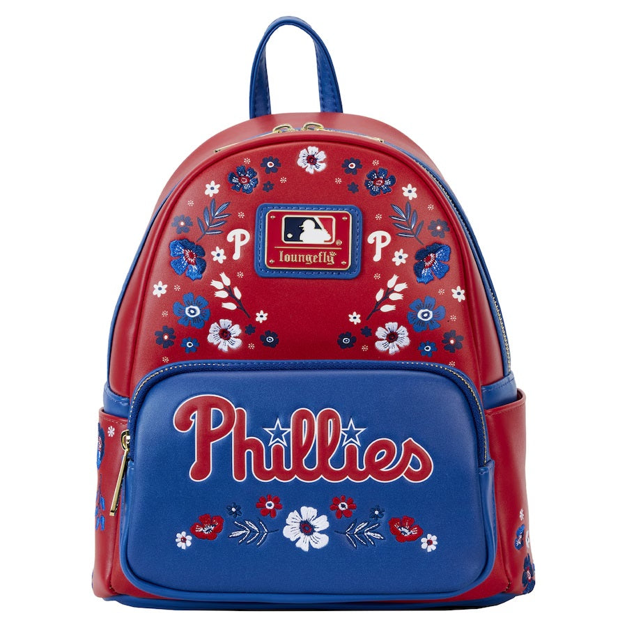 Loungefly x MLB Philadelphia Phillies Floral Mini Backpack - Fugitive Toys