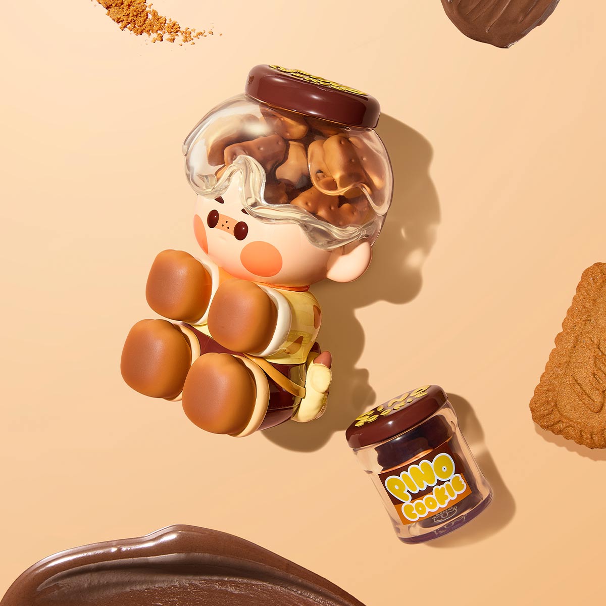 POP MART PINO JELLY Chocolate Cookie Figurine - Fugitive Toys