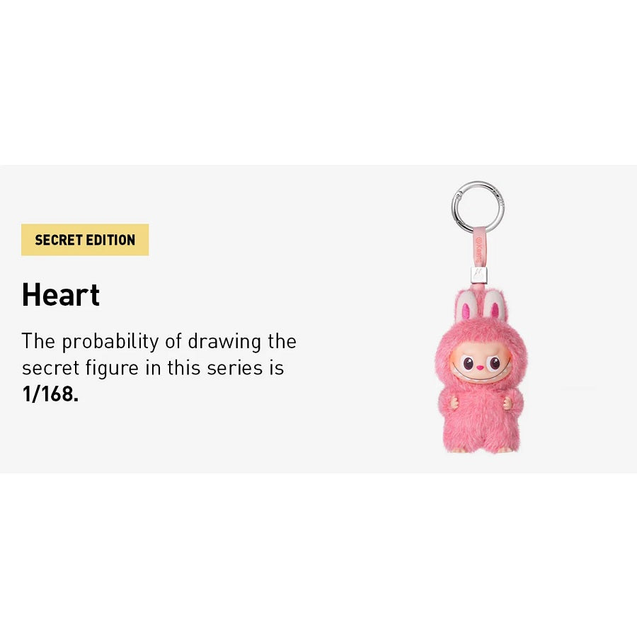 POP MART THE MONSTERS Labubu Pin for Love Series-Vinyl Plush Pendant (A-M) [1 Sealed Case] - Fugitive Toys