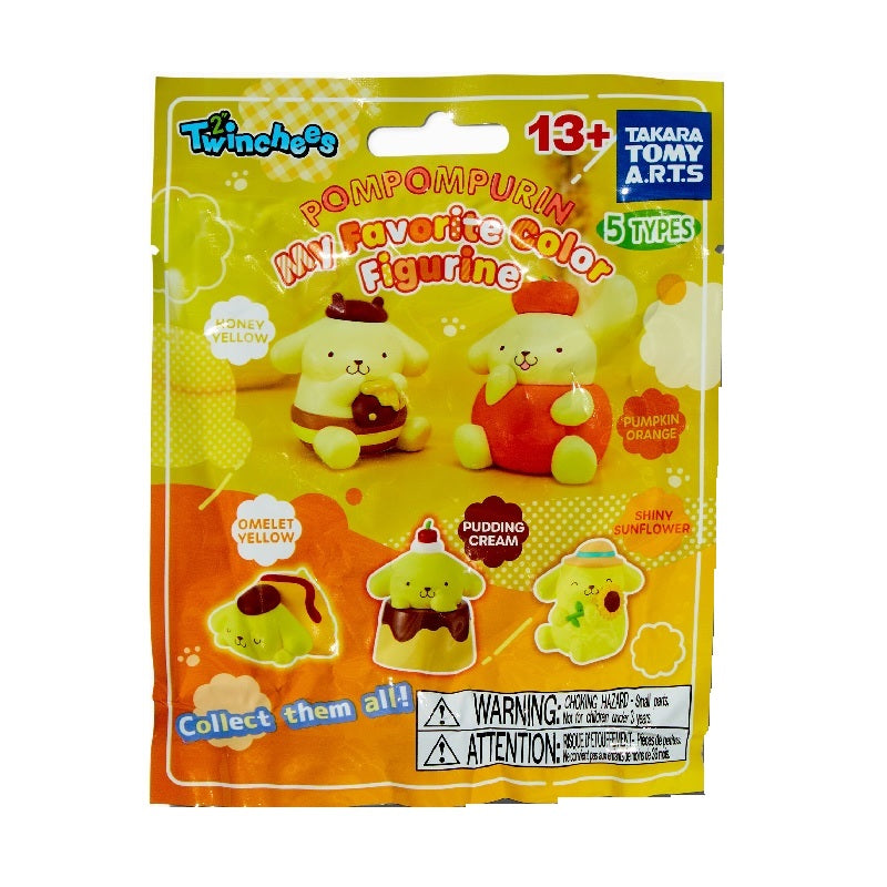 Twinchees Pompompurin My Favorite Color Figurine [1 Blind Bag] - Fugitive Toys