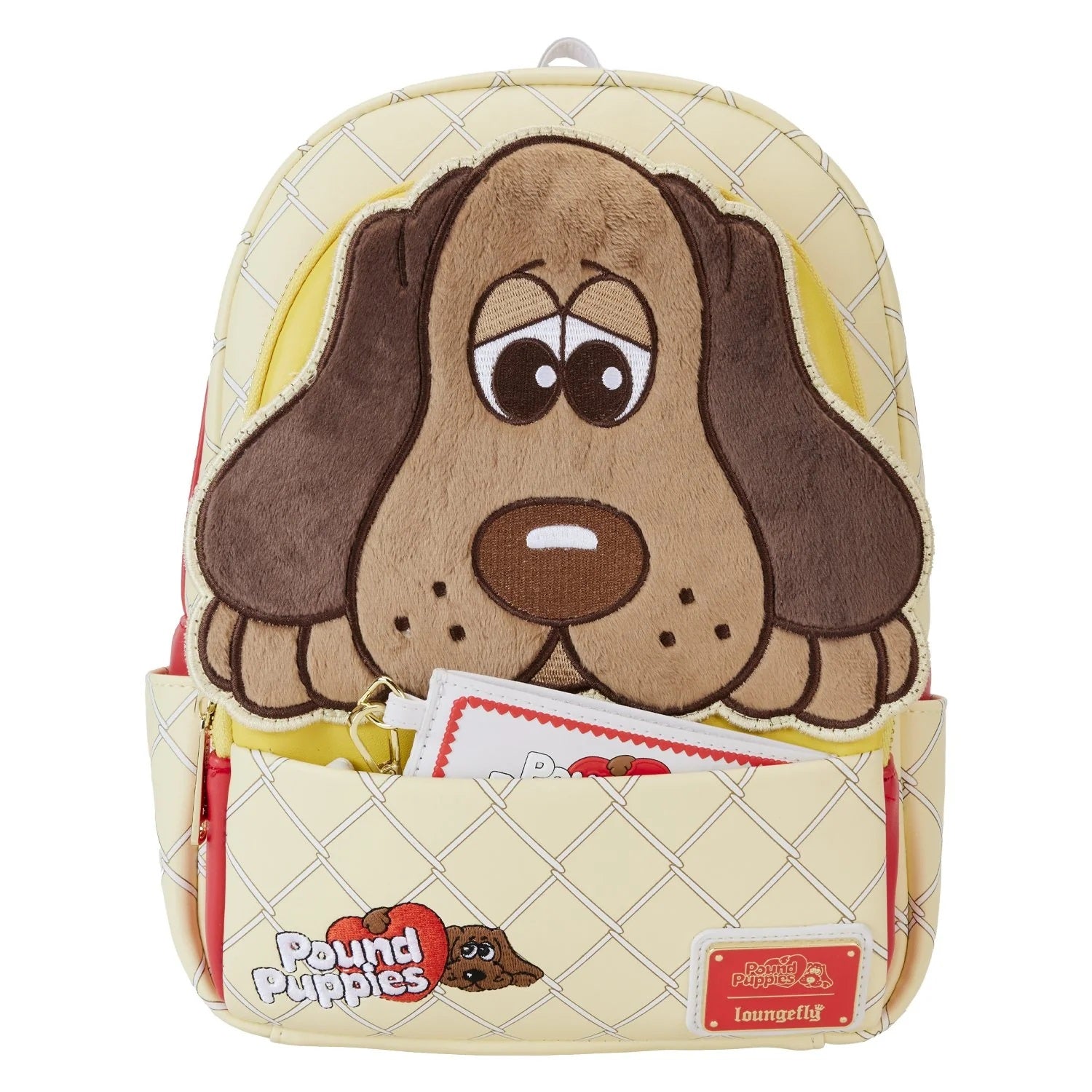 Loungefly x Pound Puppies 40th Anniversary Plush Mini Backpack with Card Holder - Fugitive Toys