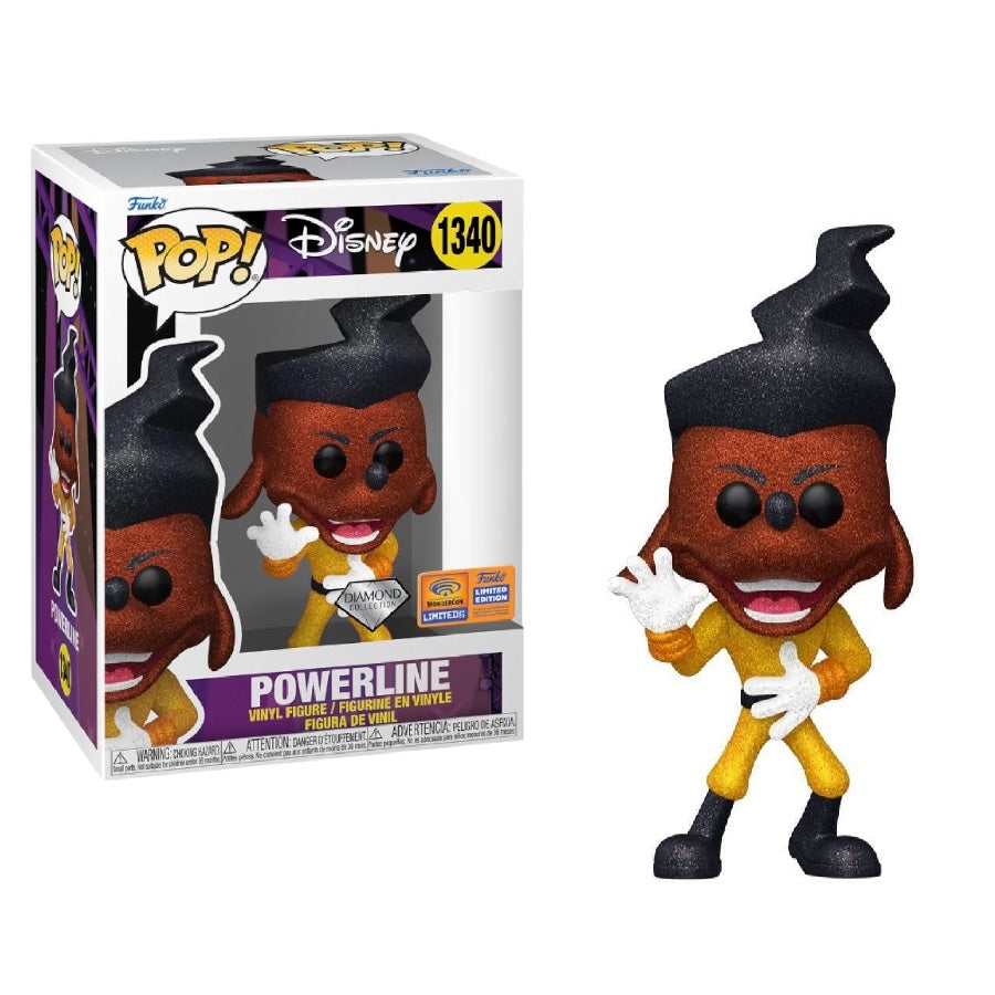 Disney Goofy Pop! Vinyl Figure Powerline (Dancing) [Diamond Glitter] [Wondercon 2023]  [1340] - Fugitive Toys