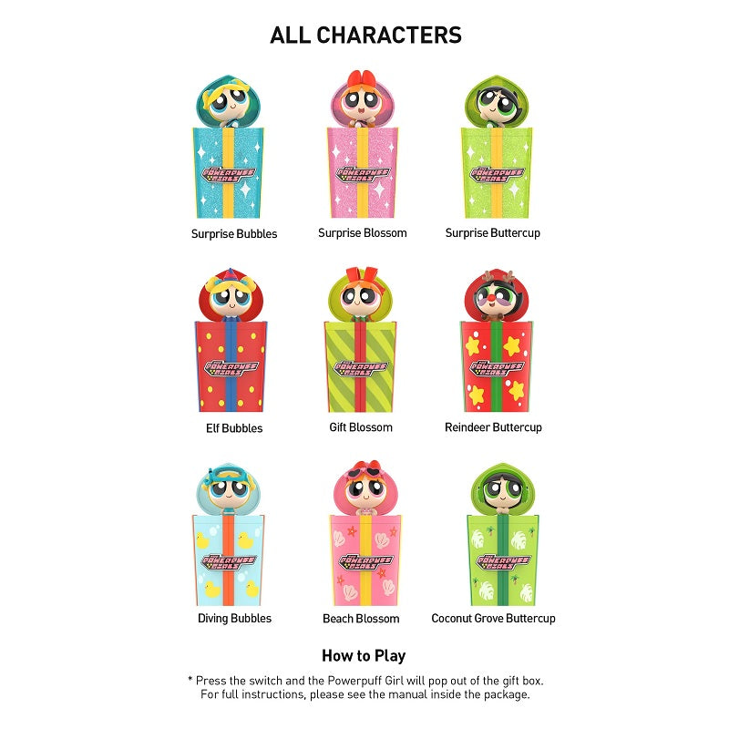 POP MART The Powerpuff Girls Party Surprise Series Figures [1 Sealed Case] - Fugitive Toys