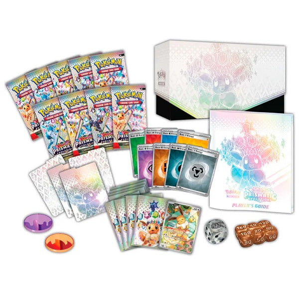Pokemon TCG Scarlet & Violet Prismatic Evolutions Elite Trainer Box - Fugitive Toys